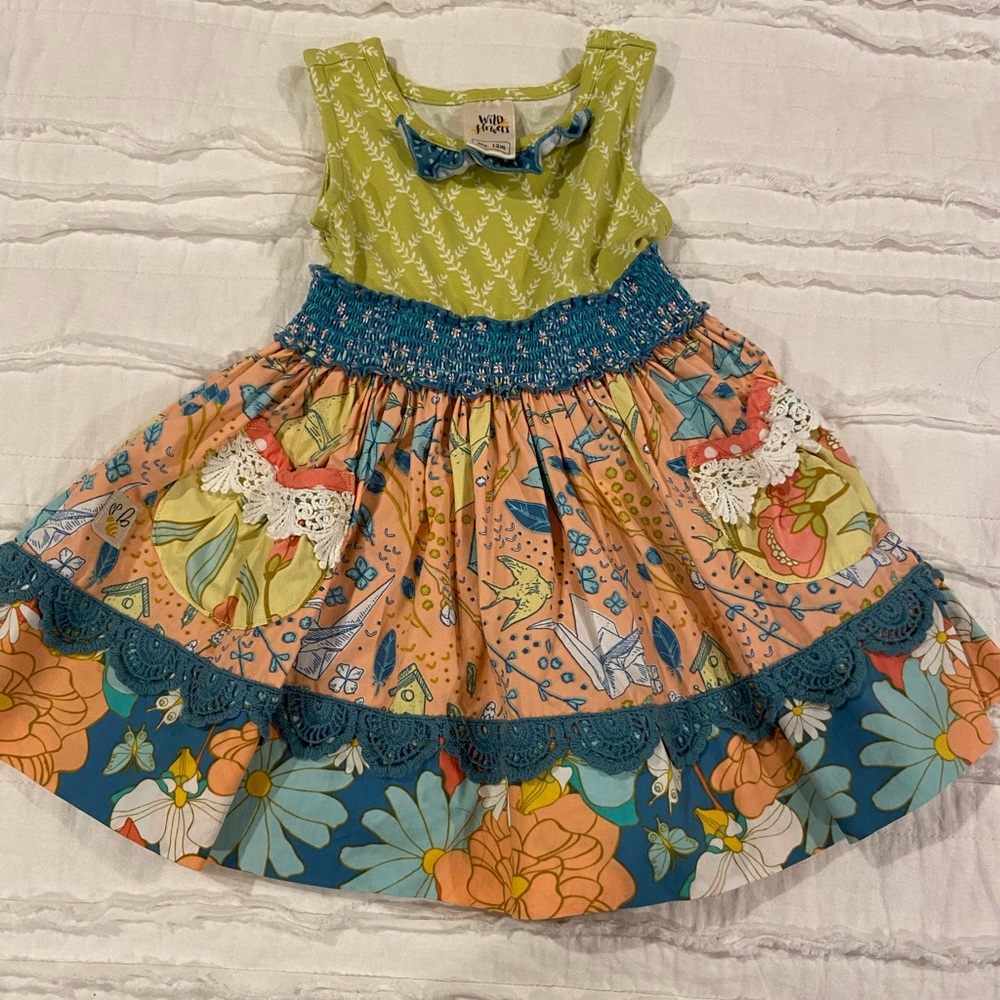Wildflower dress for little girls